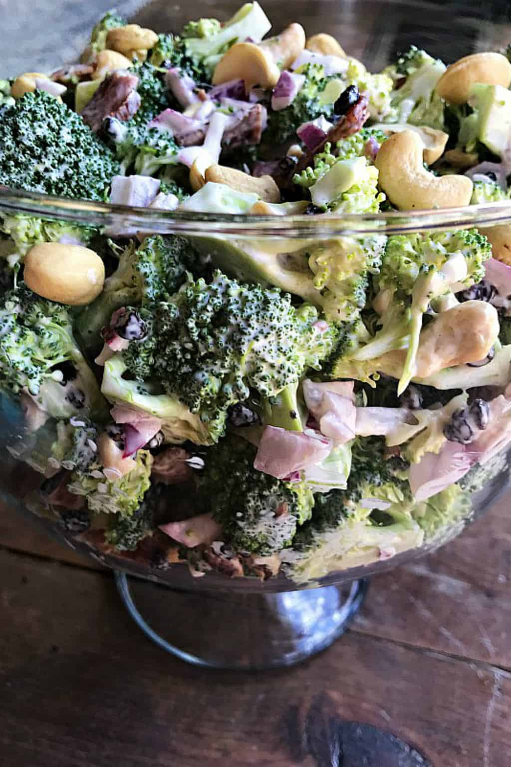 Broccoli Cashew Salad
 Broccoli Bacon Cashew Salad Recipe Reluctant Entertainer