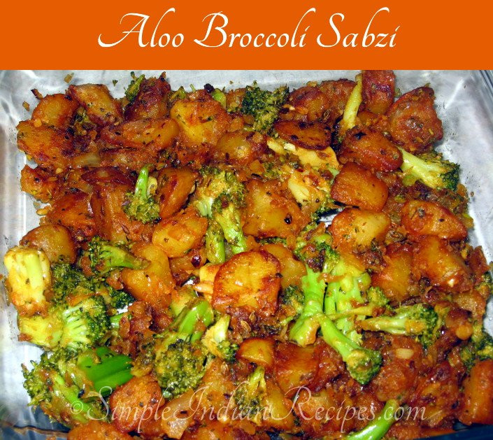 Broccoli Indian Recipe
 Aloo Broccoli Sabzi Potato Broccoli Stirfry