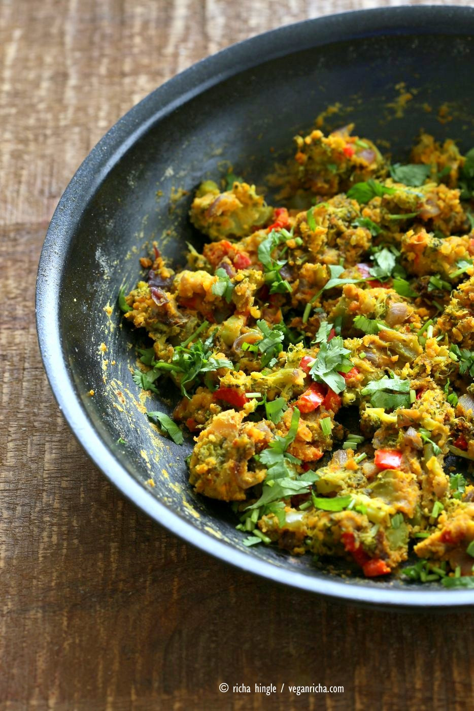 Broccoli Indian Recipe
 Broccoli Zunka Recipe Broccoli & Bell Pepper with Spices