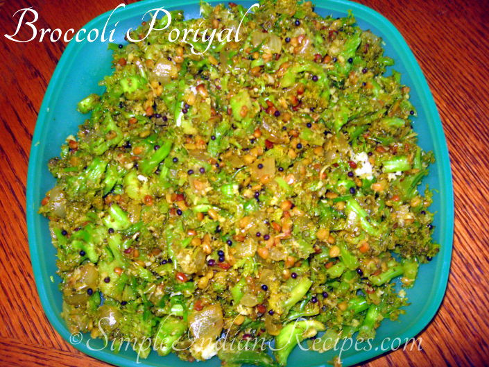 Broccoli Indian Recipe
 Broccoli Poriyal Broccoli Stir Fry