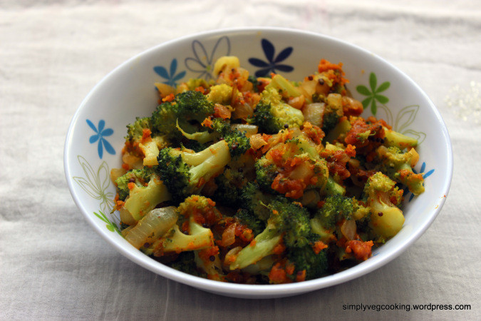 Broccoli Indian Recipe
 Besan Broccoli Recipe