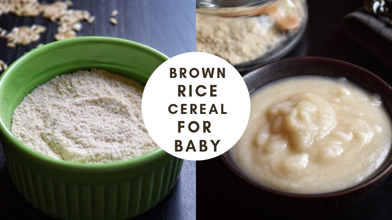 Brown Rice Baby Cereal
 Brown Rice Cereal Powder for Babies