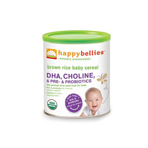 Brown Rice Baby Cereal
 Happy Baby HappyBellies Organic Brown Rice Baby Cereal