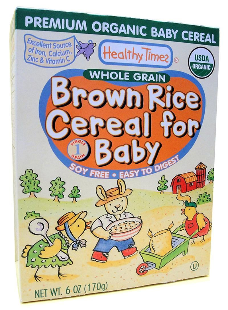 Brown Rice Baby Cereal
 organic brown rice baby cereal