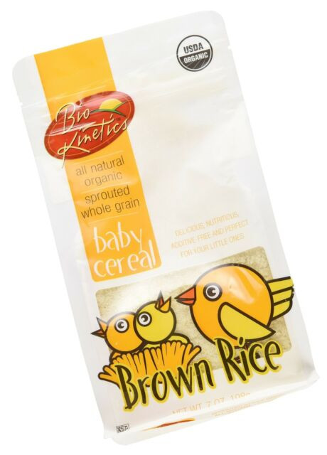 Brown Rice Baby Cereal
 Organic Brown Rice Baby Cereal Made with Sprouted Whole