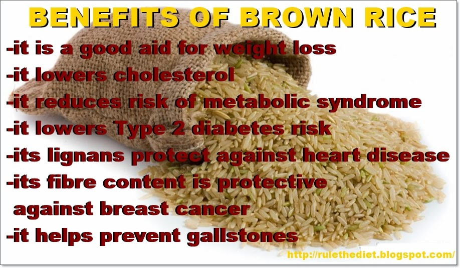 Brown Rice Vs White Rice Weight Loss
 weight loss for a healthy lifestyle BENEFITS OF BROWN RICE