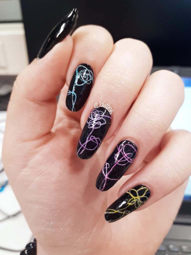 Bts Nail Designs
 BTS inspired nail art Wiki