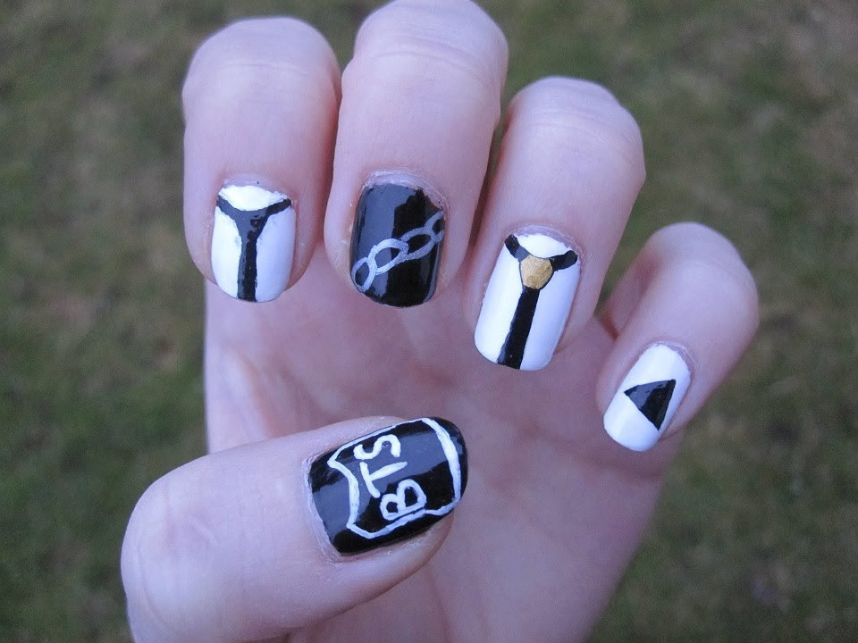 Bts Nail Designs
 Kpop BTS Boy in Luv nail art