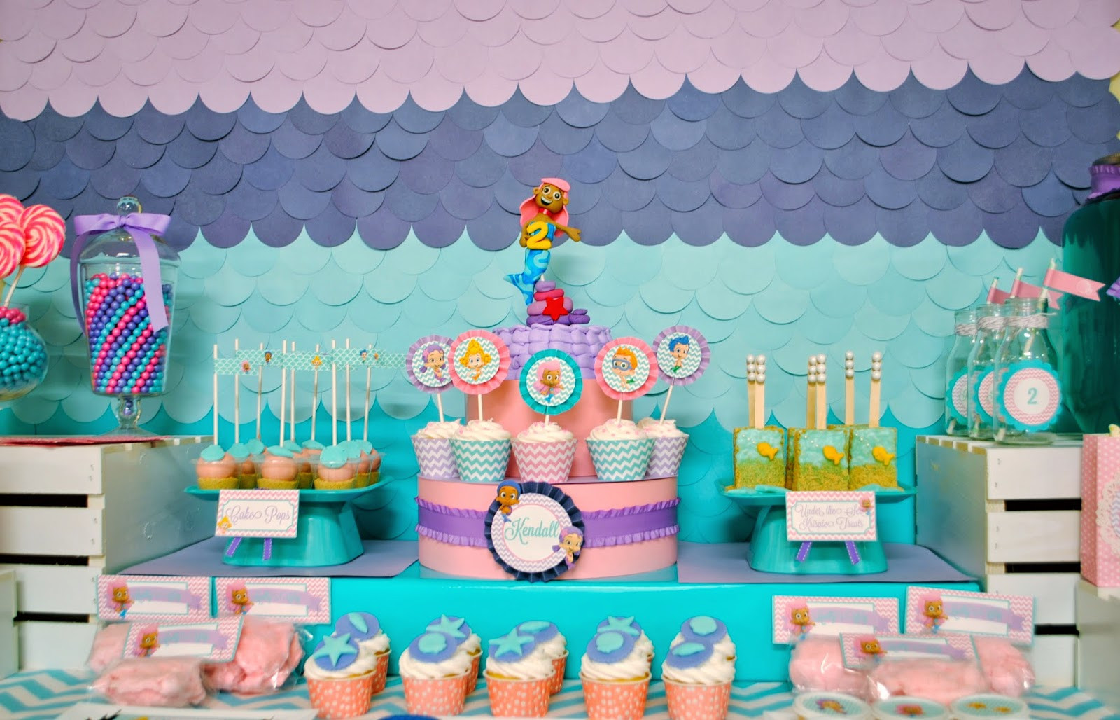 Bubble Guppies Birthday Decorations
 Karo s Fun Land Bubble Guppies 2nd Birthday Party