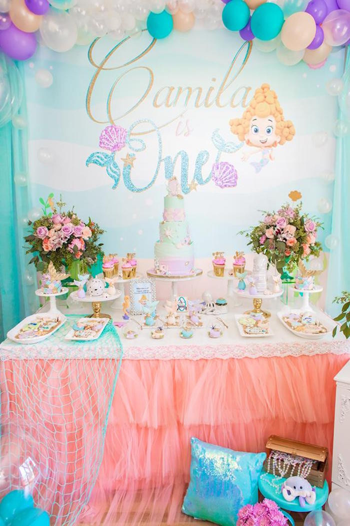 Bubble Guppies Birthday Decorations
 Kara s Party Ideas Bubble Guppies Birthday Party