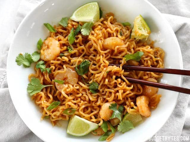 Budget Bytes Dragon Noodles
 Lime Shrimp Dragon Noodles Bud Bytes