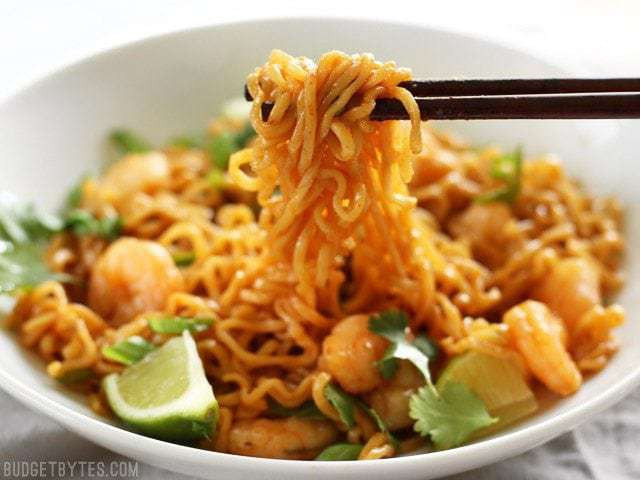 Budget Bytes Dragon Noodles
 Lime Shrimp Dragon Noodles Bud Bytes