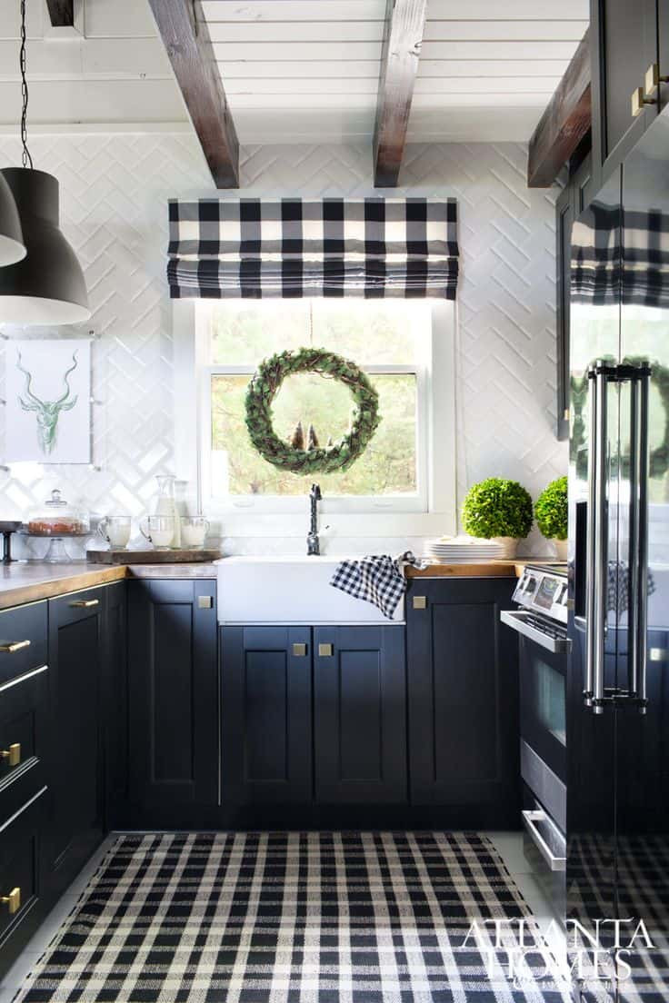 Buffalo Check Kitchen Curtains
 15 Ways To Style The House With Trendy Buffalo Check