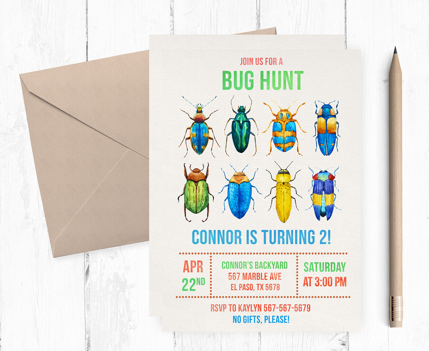 Bug Birthday Invitations
 Bug Birthday Invitation Insect Invitations Insects