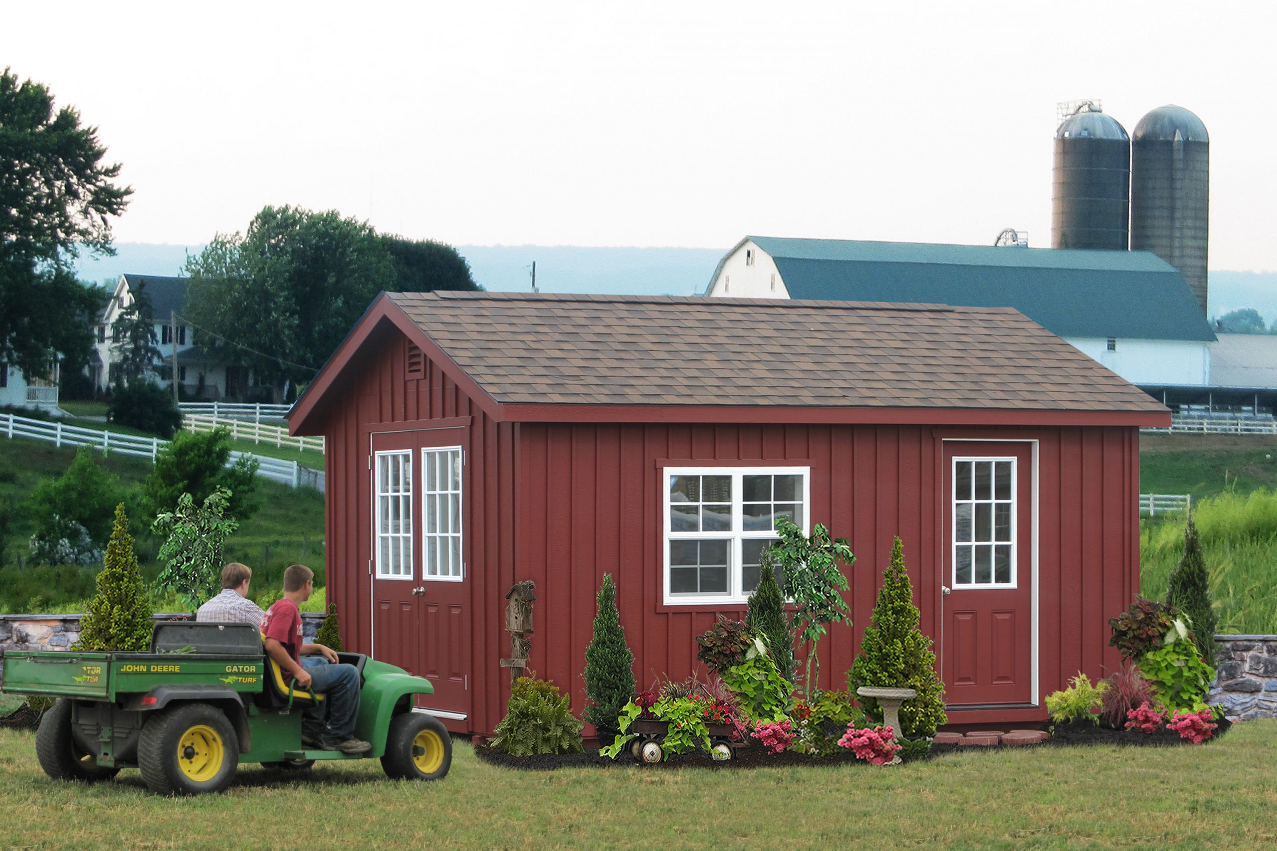 Build Backyard Workshop
 Custom Storage Sheds Custom Prefab Buildings Garages