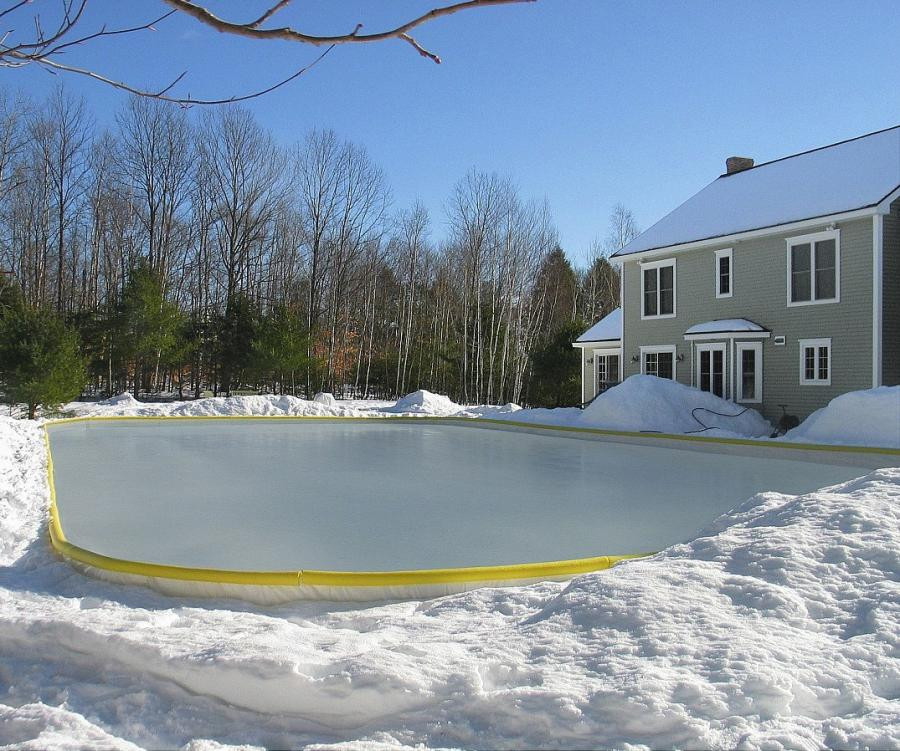 Building A Backyard Ice Rink
 NiceRink Backyard Ice Rink Kit