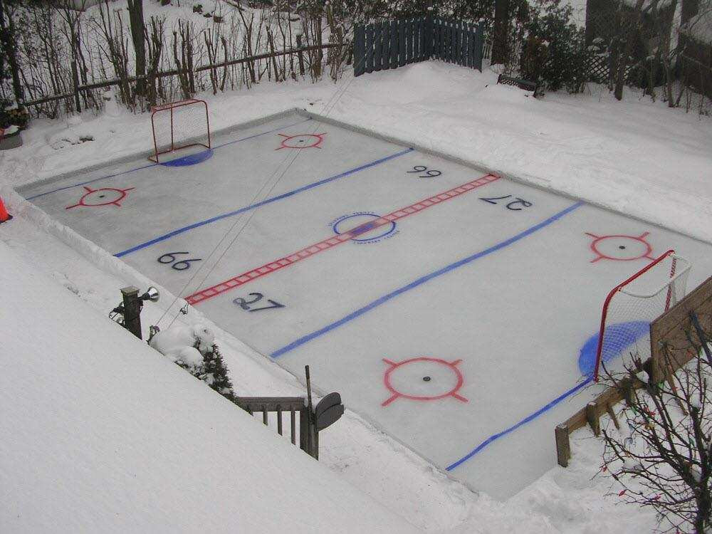 Building A Backyard Ice Rink
 Backyard rinks Gretzky makers and climate change