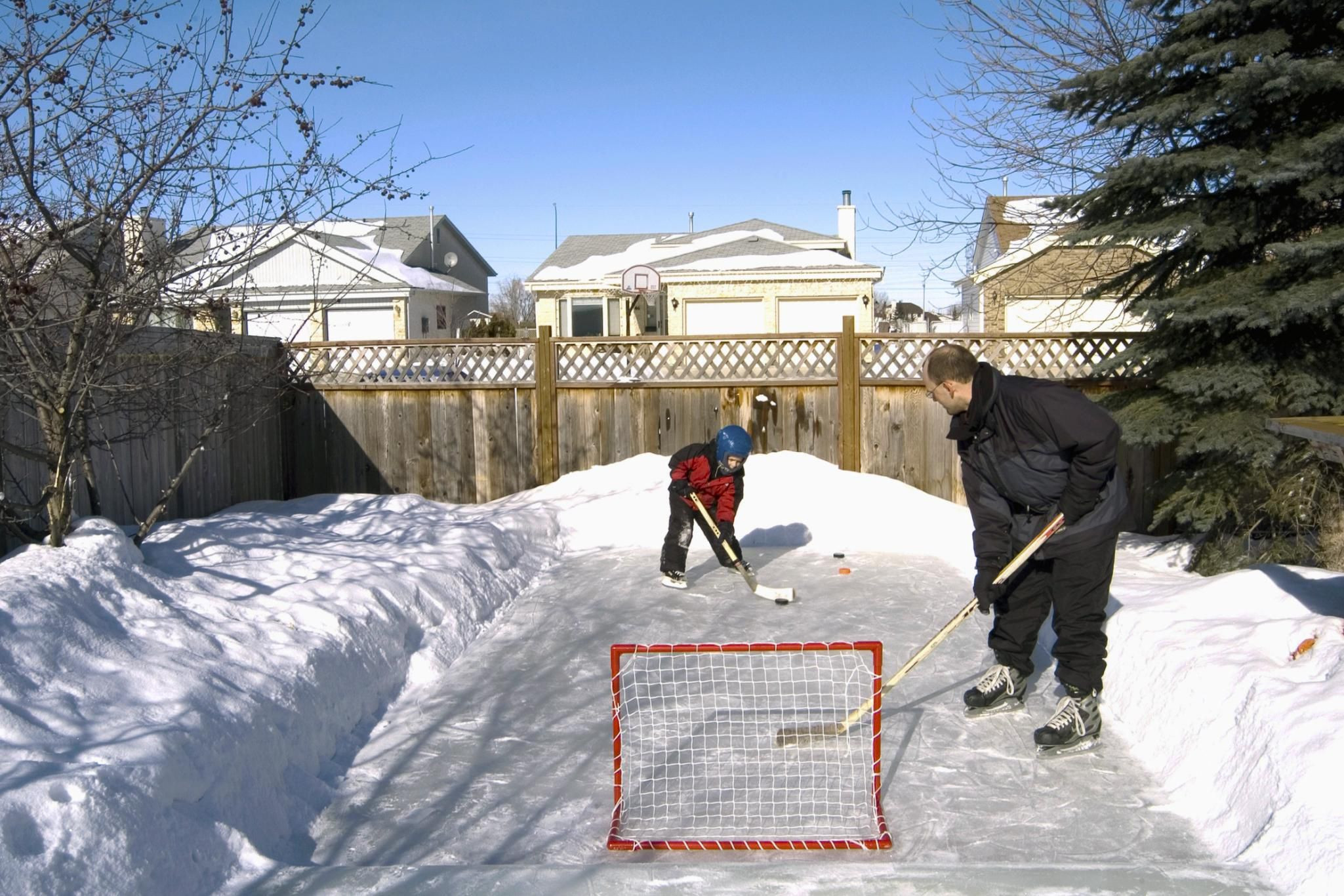 Building A Backyard Ice Rink
 How to Build a Backyard Ice Skating Rink