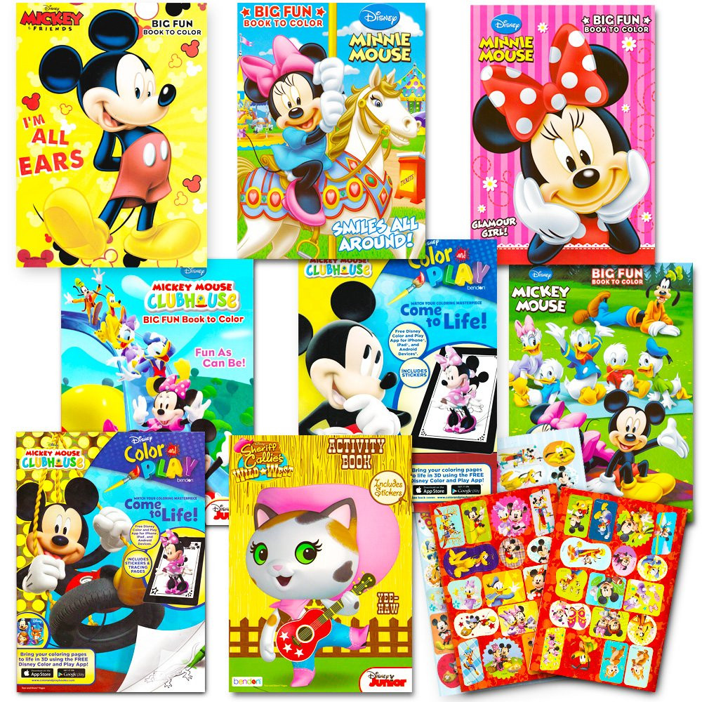 Bulk Coloring Books For Kids
 Disney Coloring Books For Kids Toddlers Bulk Set 8 and