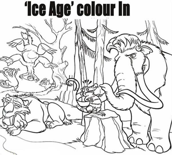 Bulk Coloring Books For Kids
 Ice Age Coloring Pages For Kids Bulk Color
