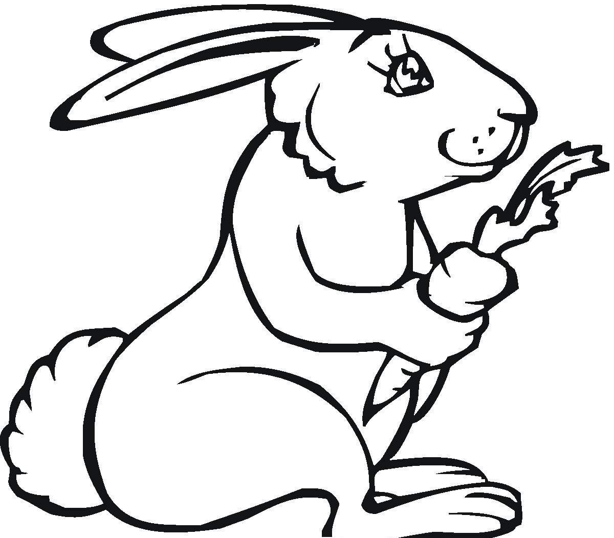 Bunny Coloring Pages For Kids
 Free Printable Rabbit Coloring Pages For Kids