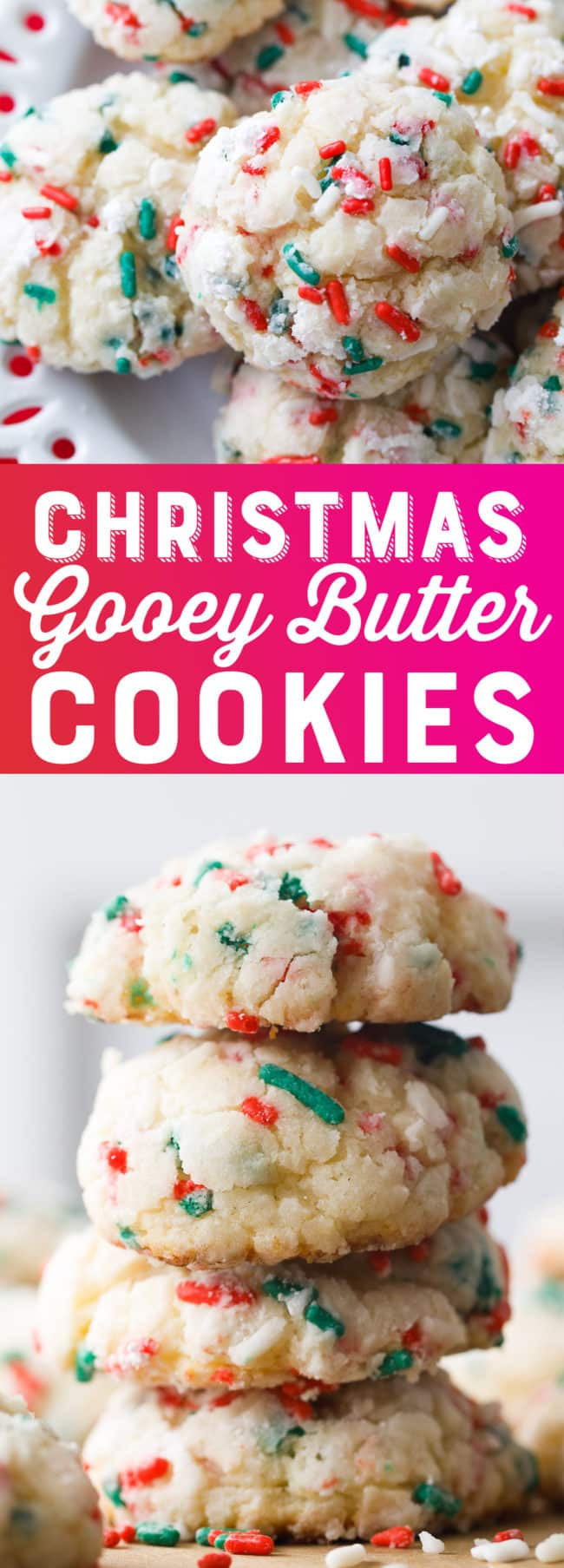 Butter Christmas Cookies
 Christmas Gooey Butter Cookies Recipe Gooey Butter