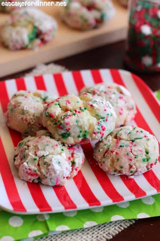 Butter Christmas Cookies
 Christmas Gooey Butter Cookies