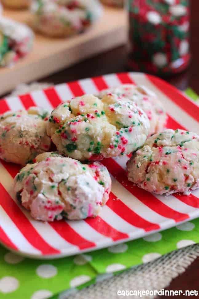 Butter Christmas Cookies
 Christmas Gooey Butter Cookies