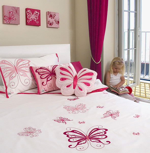 Butterfly Kids Room
 Butterfly Pink Interior Designs Bedroom To Kids