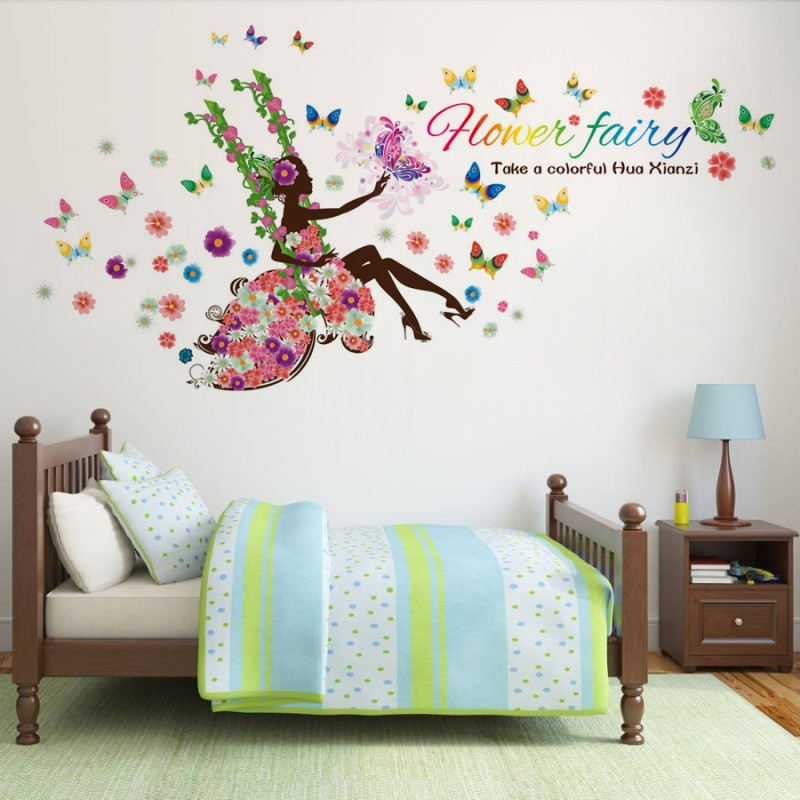 Butterfly Kids Room
 colorful butterfly fairy tale flower girl princess Kids