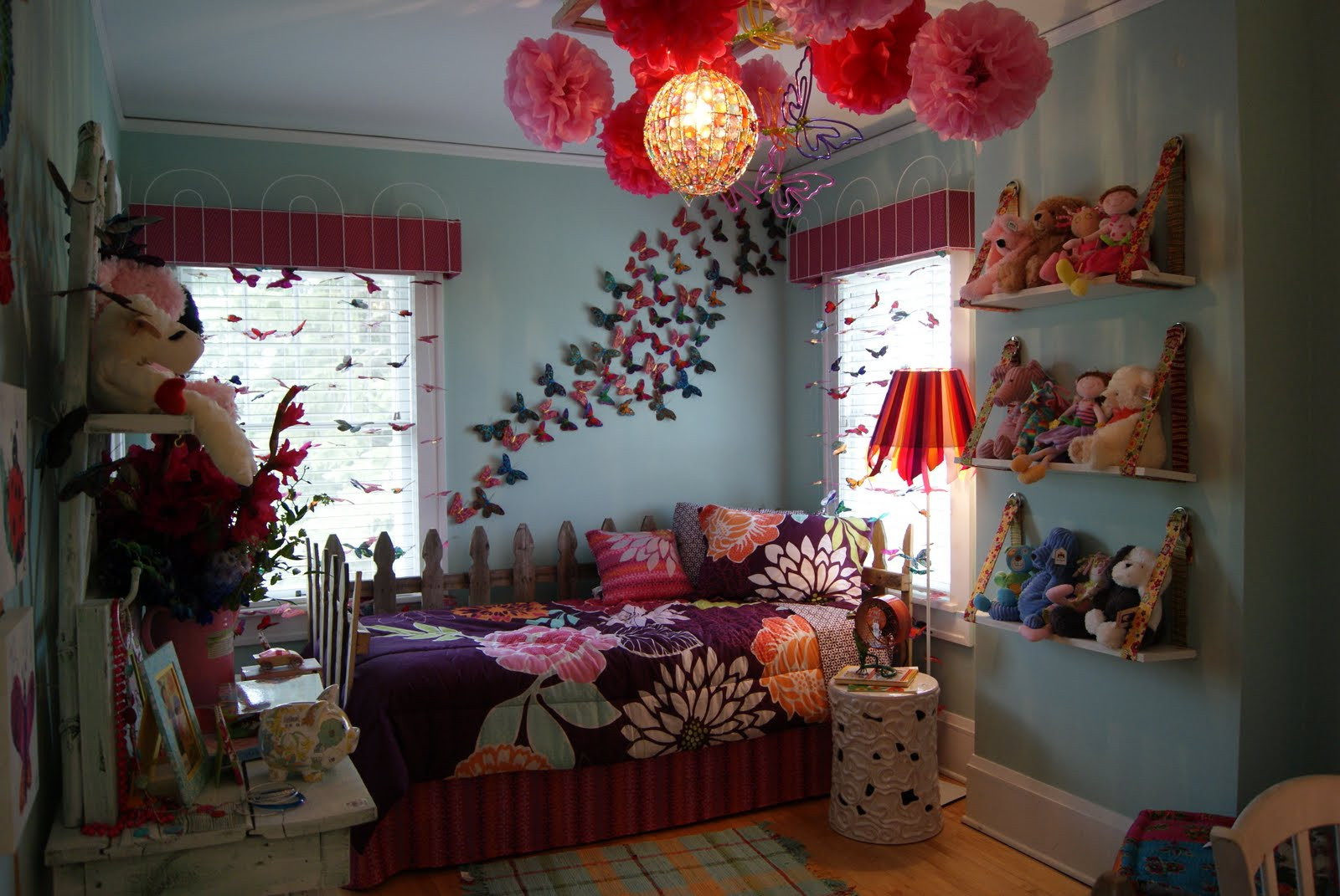 Butterfly Kids Room
 Butterfly themed bedroom in bud