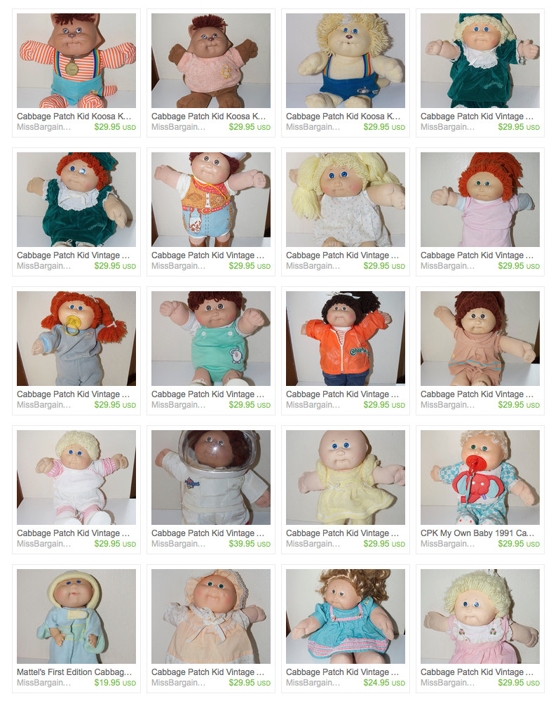 Cabbage Patch Kids Names
 Cabbage Patch Kids Reevaluated