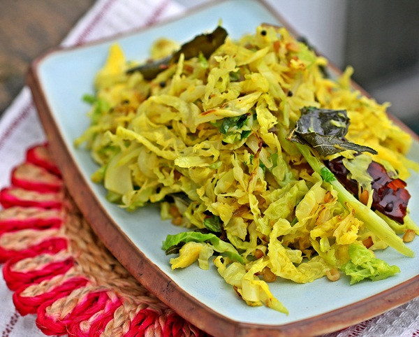 Cabbage Recipes South Indian
 Cabbage Poriyal from Healthy South Indian Cooking