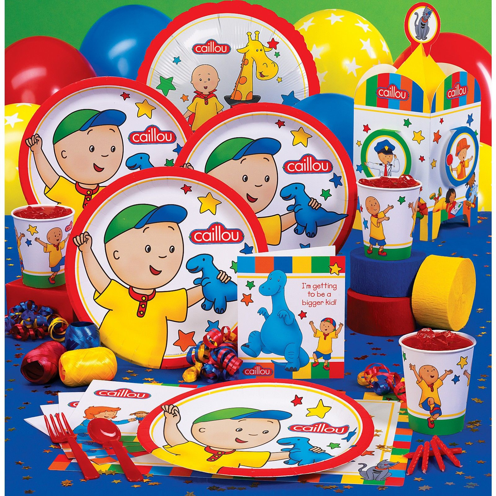 Caillou Birthday Decorations
 Caillou party supplies for Mason & Zay Jess Liu