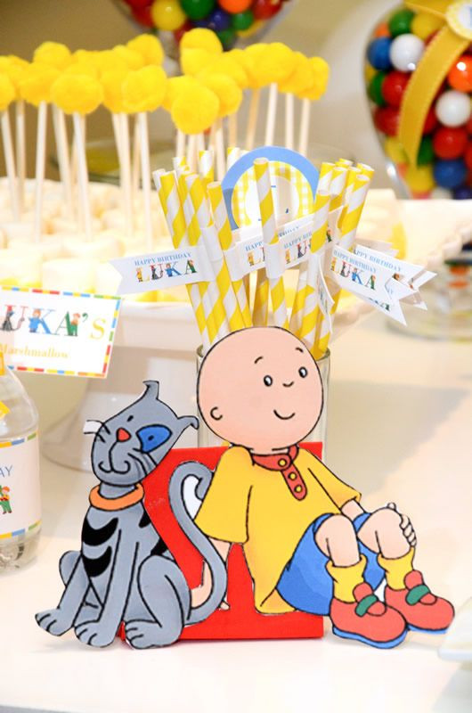 Caillou Birthday Decorations
 125 best images about caillou birthday party ideas on