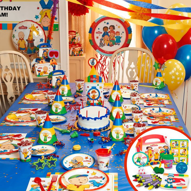 Caillou Birthday Decorations
 30 best images about Caillou Birthday Party Ideas