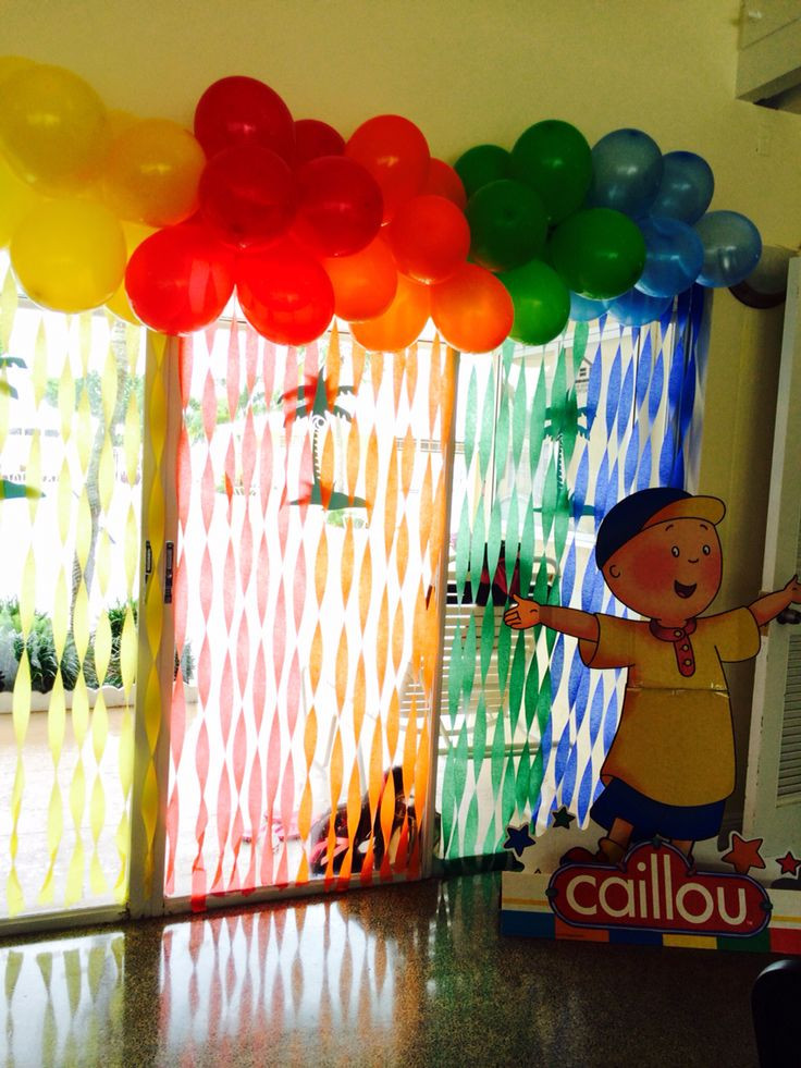 Caillou Birthday Party Decorations
 Caillou party Caillou Birthday Fun