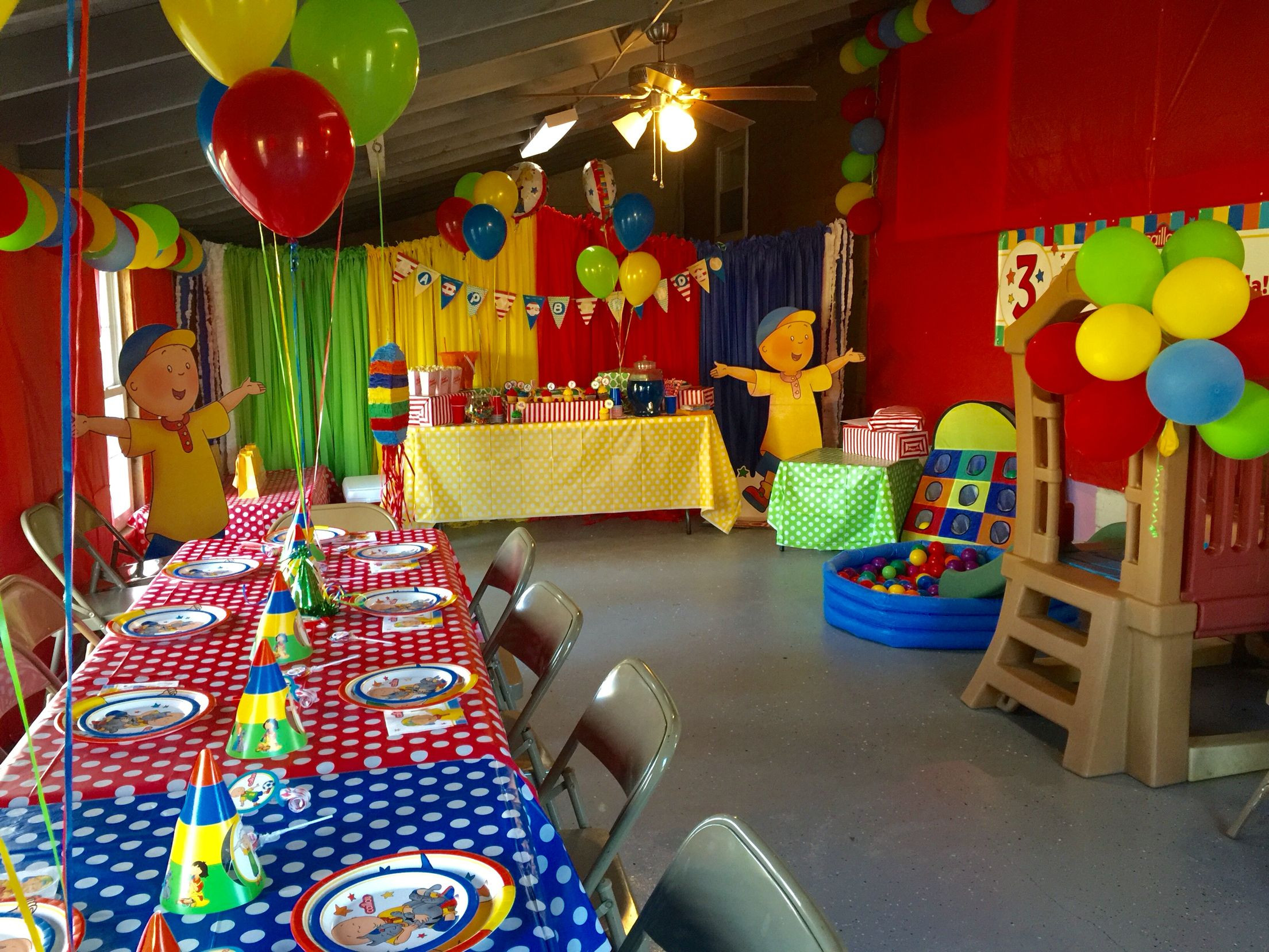 Caillou Birthday Party Decorations
 Ella s Caillou Birthday party …