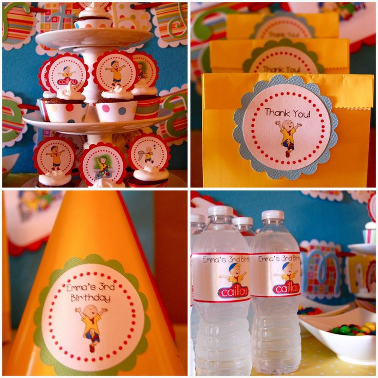 Caillou Birthday Party Ideas
 1000 images about 2nd Birthday Party on Pinterest