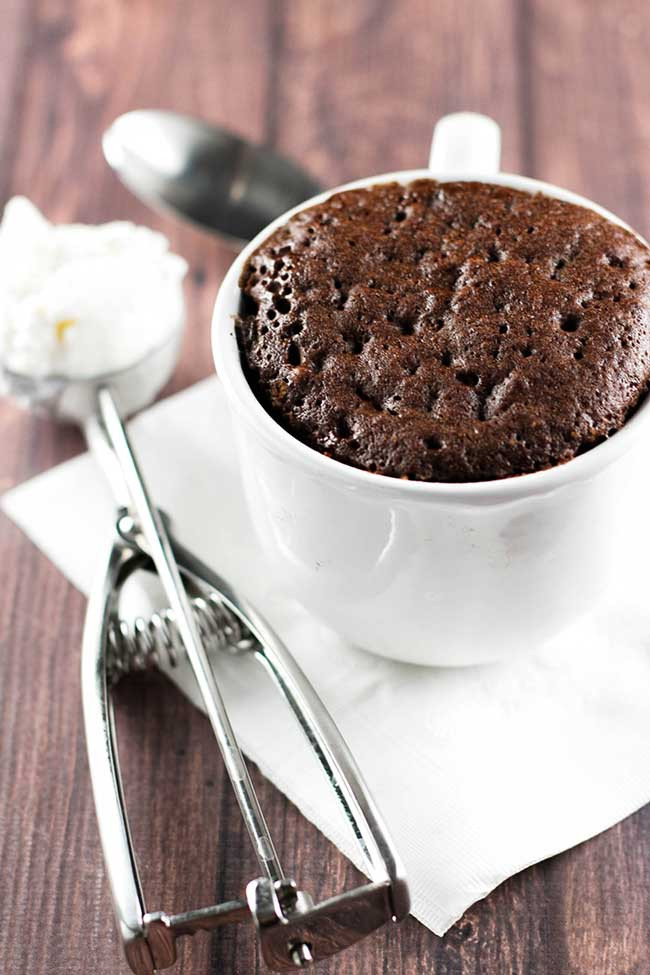 Cake In A Mug
 5 Minute Chocolate Mug Cake
