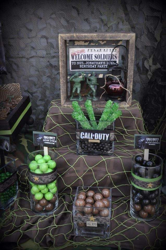 Call Of Duty Birthday Party
 Call of Duty Military Birthday Party Ideas