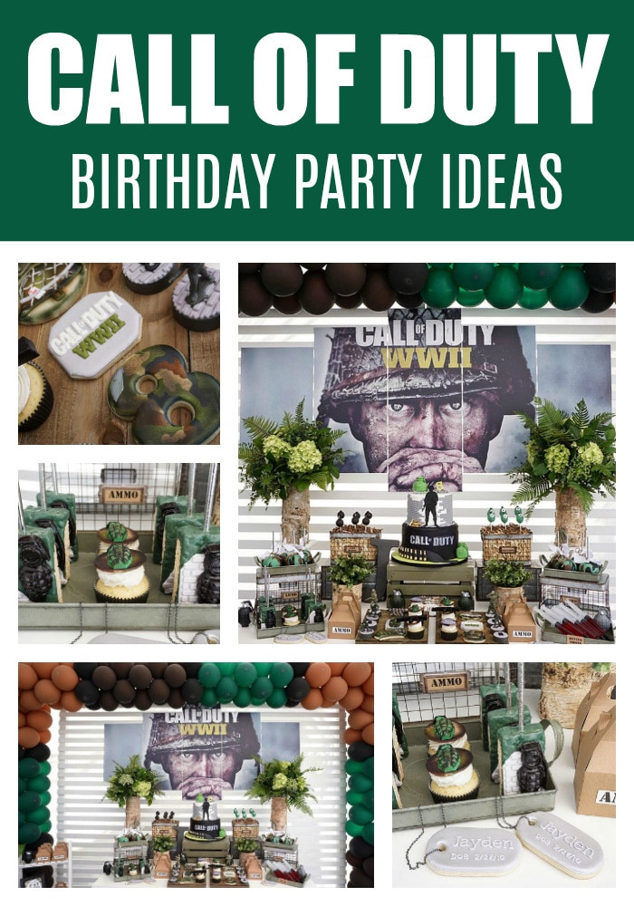 Call Of Duty Birthday Party
 Call of Duty Birthday Party Pretty My Party Party Ideas