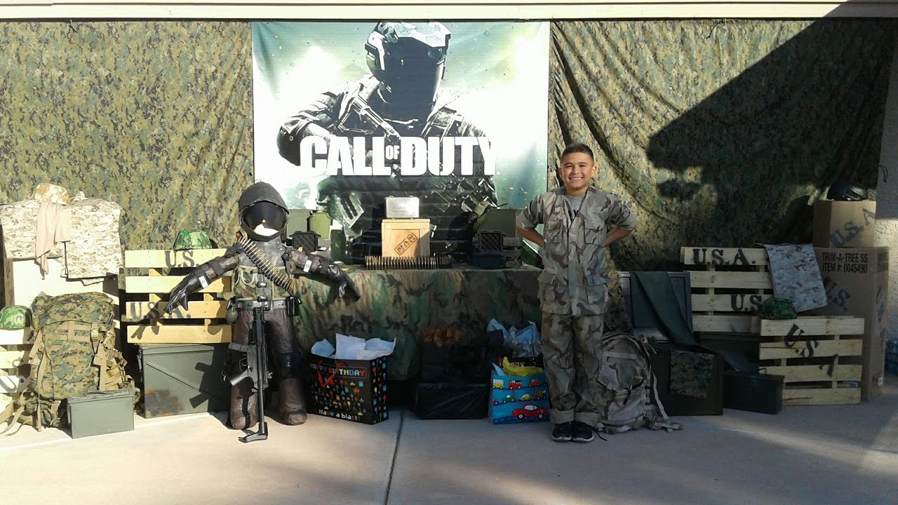 Call Of Duty Birthday Party
 CALL OF DUTY PARTY Damian s 9th birthday