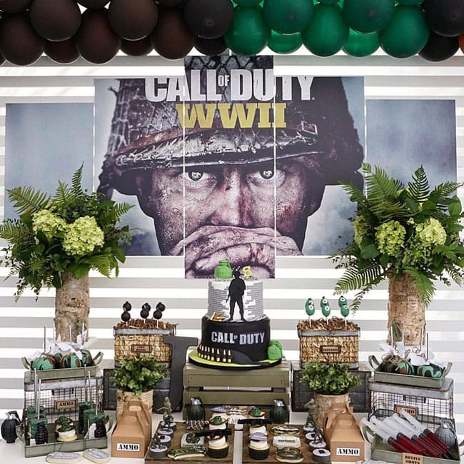 Call Of Duty Birthday Party
 Call of Duty Birthday Party Pretty My Party Party Ideas