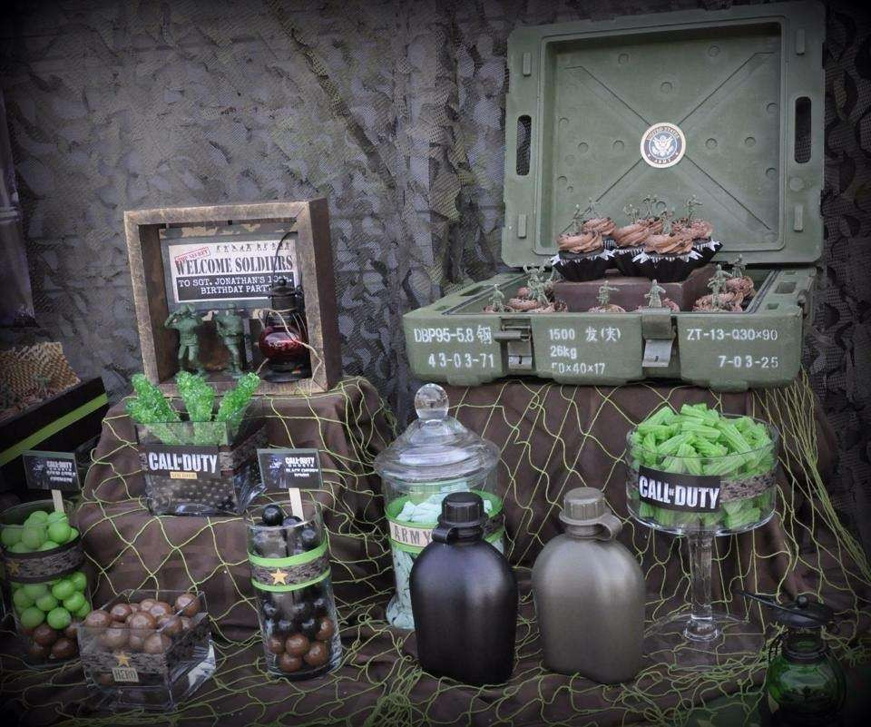 Call Of Duty Birthday Party
 Call of Duty Military Birthday Party Ideas