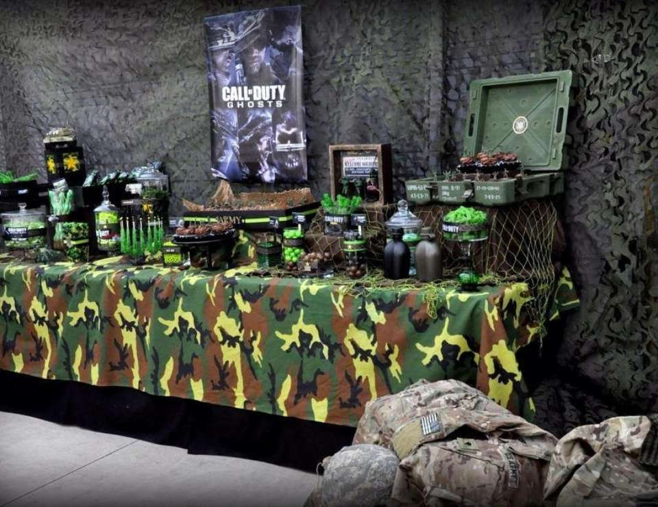 Call Of Duty Birthday Party
 Call of Duty Military Birthday "Call of Duty"