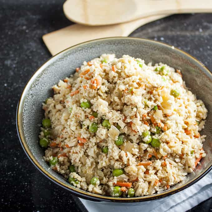 Calories Fried Rice
 cauliflower fried rice calories