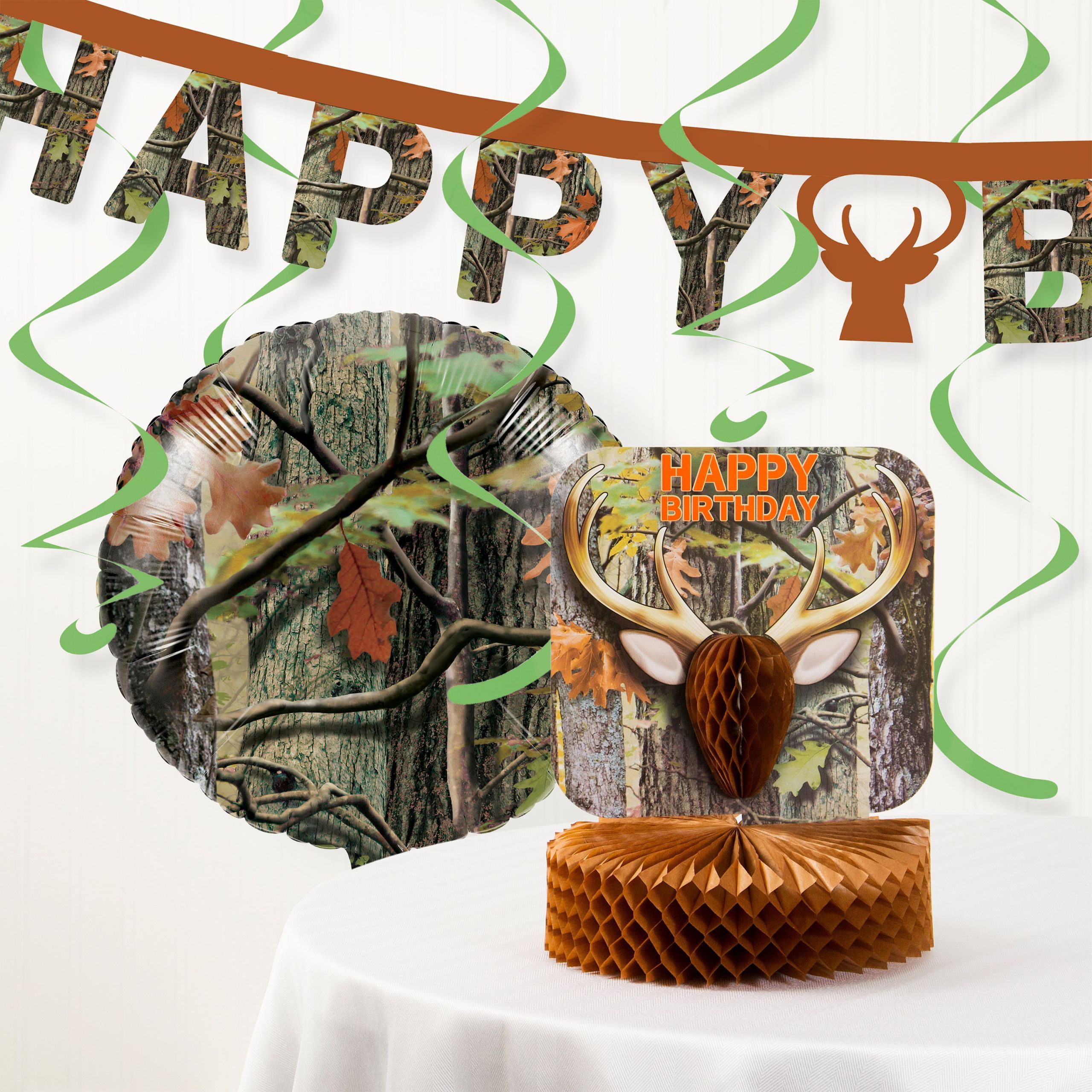 Camo Birthday Decorations
 Hunting Camo Party Decorations Kit Walmart