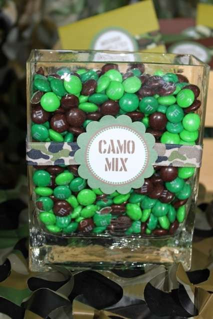 Camo Birthday Decorations
 Army Camo Themed Birthday Party Birthday Party Ideas