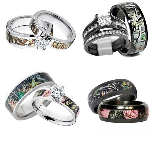 Camo Wedding Ring Sets For Him And Her
 camo wedding ring sets for him and her – Sang Maestro